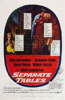 Separate Tables movie poster (1958) t-shirt #649120