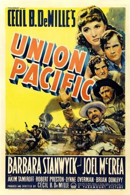 Union Pacific movie poster (1939) metal framed poster