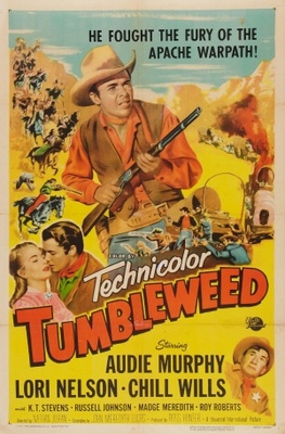 Tumbleweed movie poster (1953) pillow