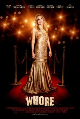 Whore movie poster (2008) wooden framed poster