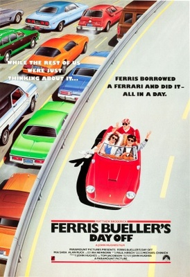 Ferris Bueller's Day Off movie poster (1986) wood print