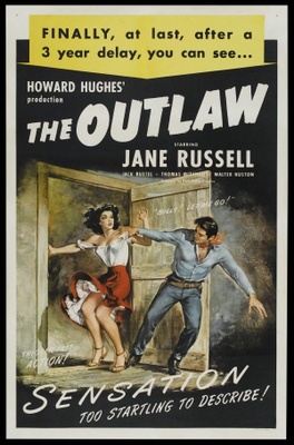 The Outlaw movie poster (1943) poster with hanger