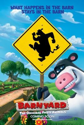 Barnyard movie poster (2006) canvas poster