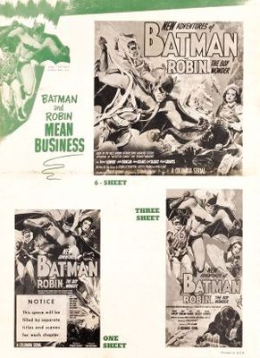 Batman and Robin movie poster (1949) puzzle MOV_0be44dac