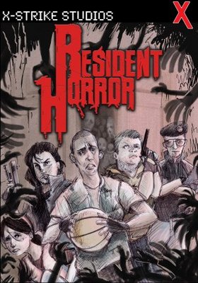Resident Horror movie poster (2009) Stickers MOV_0c08e69f