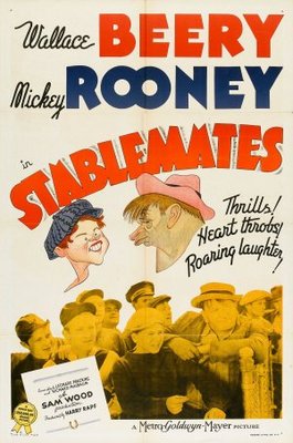 Stablemates movie poster (1938) pillow
