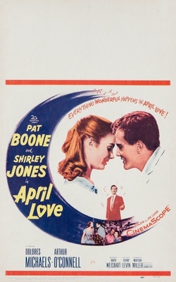 April Love movie poster (1957) canvas poster