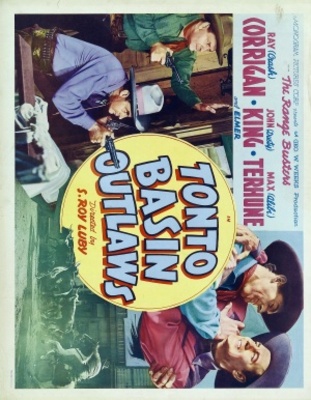 Tonto Basin Outlaws movie poster (1941) wood print