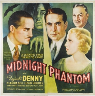 Midnight Phantom movie poster (1935) wooden framed poster