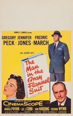 The Man in the Gray Flannel Suit movie poster (1956) wood print
