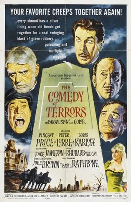 The Comedy of Terrors movie poster (1964) poster with hanger