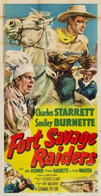 Fort Savage Raiders movie poster (1951) mouse pad