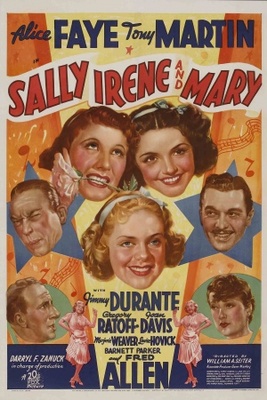 Sally, Irene and Mary movie poster (1938) pillow
