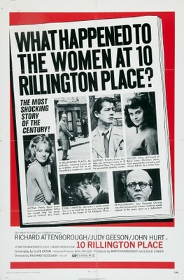 10 Rillington Place movie poster (1971) t-shirt