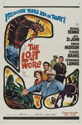 The Lost World movie poster (1960) metal framed poster