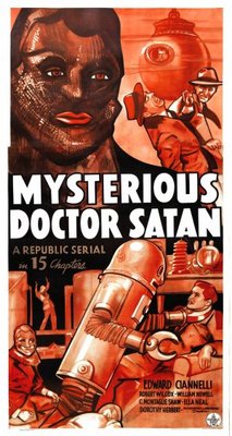 Mysterious Doctor Satan movie poster (1940) metal framed poster