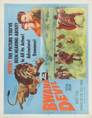Bwana Devil movie poster (1952) wooden framed poster