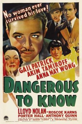 Dangerous to Know movie poster (1938) Poster MOV_0cd19739