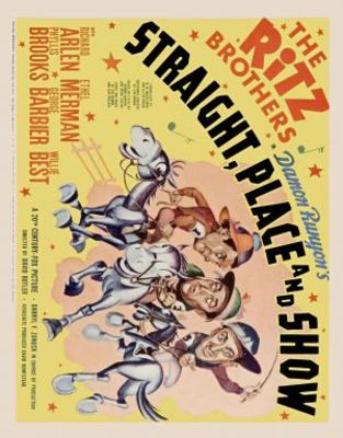 Straight Place and Show movie poster (1938) wood print