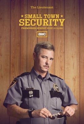 Small Town Security movie poster (2012) wooden framed poster