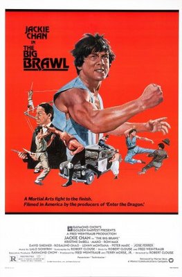 The Big Brawl movie poster (1980) wood print