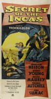 Secret of the Incas movie poster (1954) Longsleeve T-shirt #660174