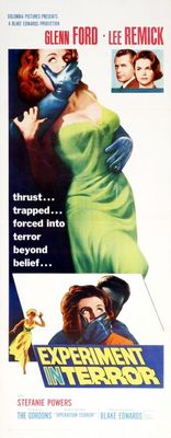 Experiment in Terror movie poster (1962) poster with hanger