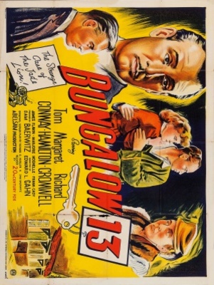 Bungalow 13 movie poster (1948) canvas poster