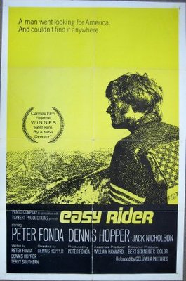 Easy Rider movie poster (1969) metal framed poster