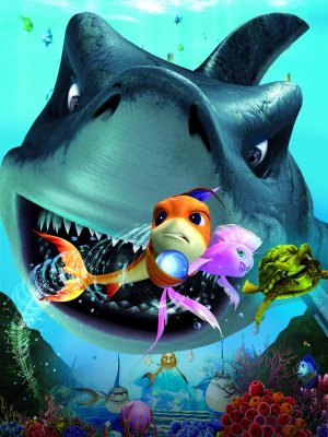 Shark Bait movie poster (2006) metal framed poster