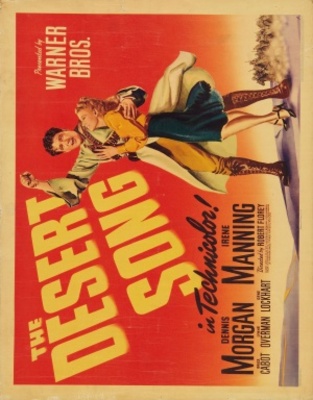 The Desert Song movie poster (1943) wood print