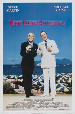 Dirty Rotten Scoundrels movie poster (1988) wood print