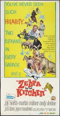 Zebra in the Kitchen movie poster (1965) puzzle MOV_0d9835cd
