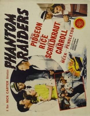 Phantom Raiders movie poster (1940) metal framed poster