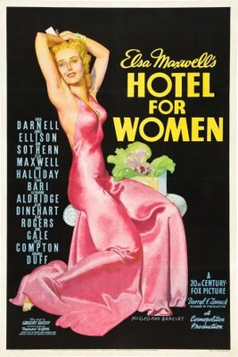 Hotel for Women movie poster (1939) poster with hanger