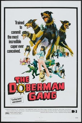 The Doberman Gang movie poster (1972) metal framed poster