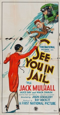 See You in Jail movie poster (1927) wood print