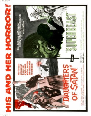 Daughters of Satan movie poster (1972) wood print