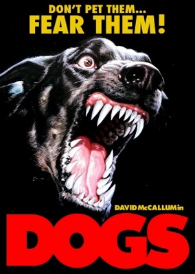 Dogs movie poster (1976) poster with hanger