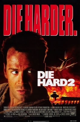 Die Hard 2 movie poster (1990) pillow