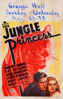 The Jungle Princess movie poster (1936) poster with hanger