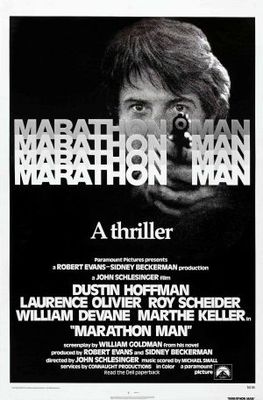 Marathon Man movie poster (1976) wooden framed poster