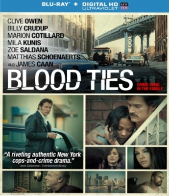 Blood Ties movie poster (2013) wood print