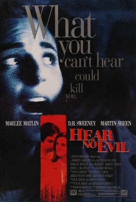 Hear No Evil movie poster (1993) poster with hanger