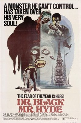 Dr. Black, Mr. Hyde movie poster (1976) metal framed poster