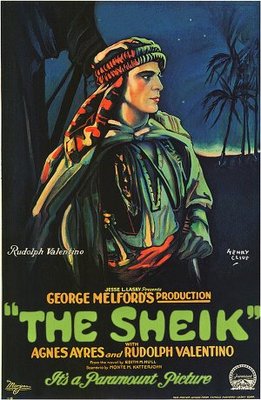 The Sheik movie poster (1921) wooden framed poster