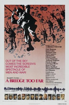 A Bridge Too Far movie poster (1977) wooden framed poster
