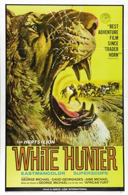 White Hunter movie poster (1965) Stickers MOV_0ecda5ba