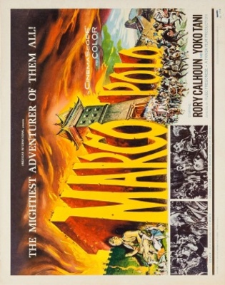 Marco Polo movie poster (1961) canvas poster
