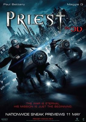 Priest movie poster (2011) t-shirt